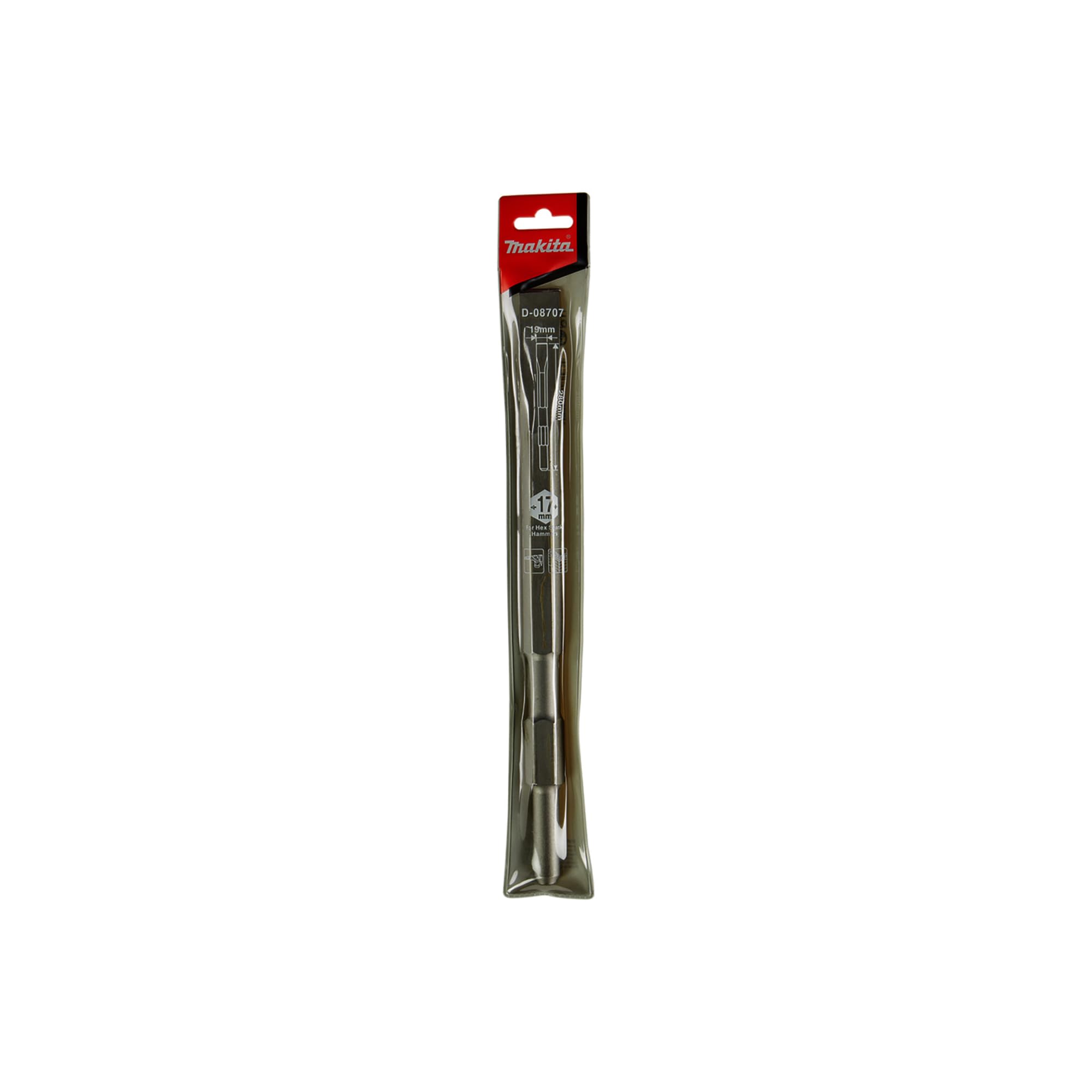 MAKITA D-08707 - Cincel 19x280 mm insercion hexagonal 17