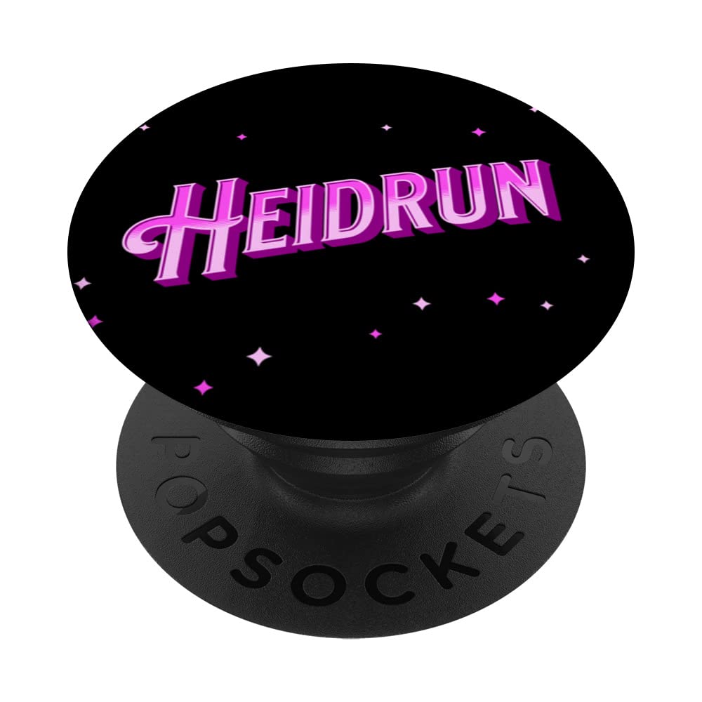 Heidrun name personalised PopSockets Swappable PopGrip