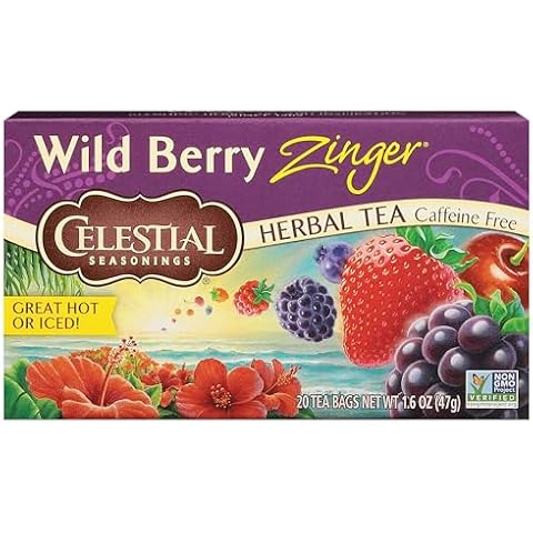 Celestial Seasonings Wild Berry Zinger Tea Cover