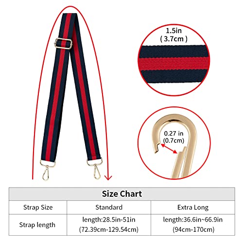 Image of ZOOEASS Wide Shoulder Strap Adjustable Replacement Belt Crossbody Canvas Bag Handbag