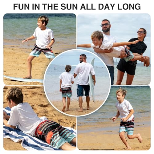 Image of Kanu Surf Boys' Avalon Quick Dry UPF 50+ Beach Swim Trunk