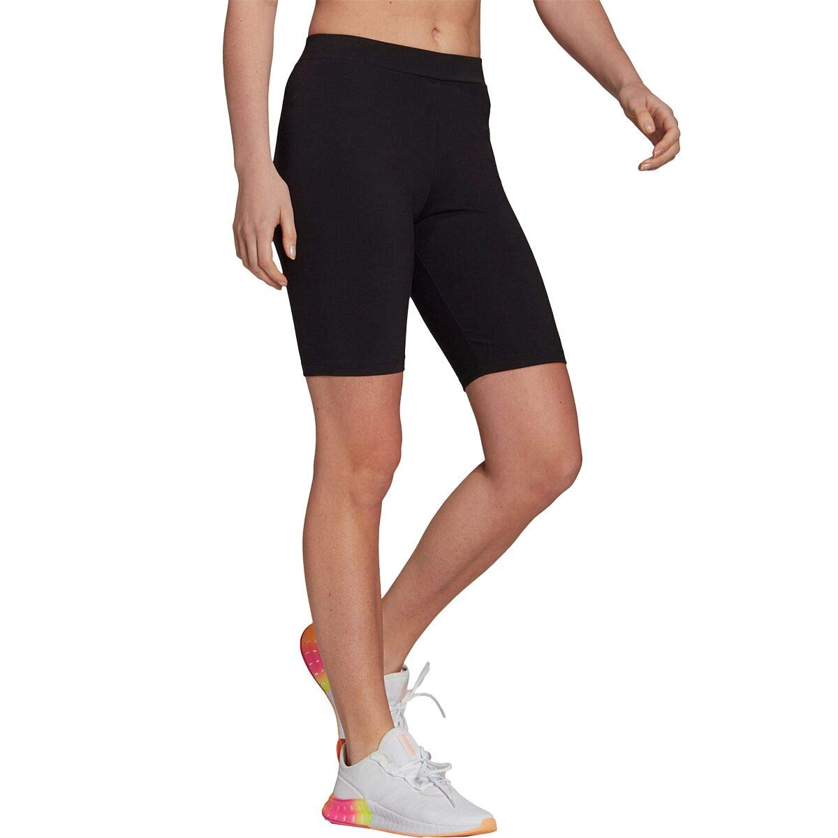 adidas Pantaloncini da bici da donna con logo sfumato