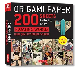 Origami Paper Sheets Floating World