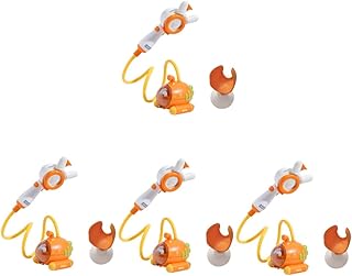 DOITOOL 4 Pçs Brinquedos De Banho Chuveiro De Brinquedo Para Banho Brinquedo De Banho De Rabanete Bonito Banho Chuveiro Elétrico Escova De Lavagem De Cabelo Brinquedo De Banho Brinquedo