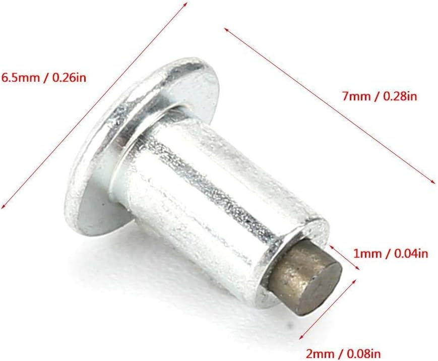 for Anti-Slip Snow Screw Stud 8x10mm Gorgeri Tire Valve 100Pcs 6.5mm/0.3in Wheel Tire Stud Screws Anti-Slip Nails for Car Motorcycle ATV UTV (JX6.5-8-1)