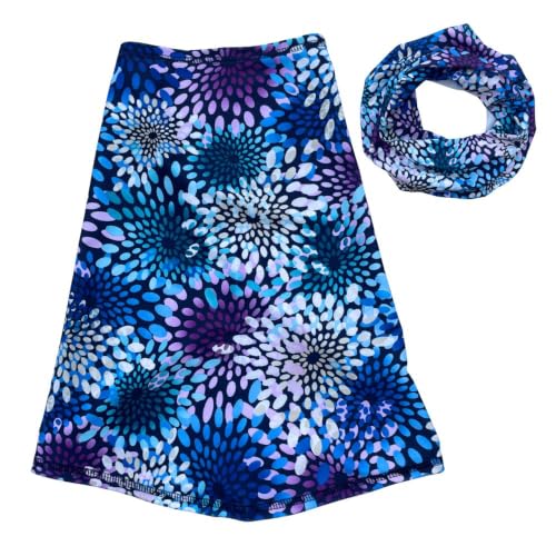 Image of BANDI UPF 50+ Sun Protective Wrap - Reversible Neck Gaiter, Lightweight Scarf with UV Protection for Travel, Made in USA