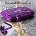 Honsky Waterproof SD Card Holder Case for Micro SD, SDHC, SDXC Memory Cards, Purple