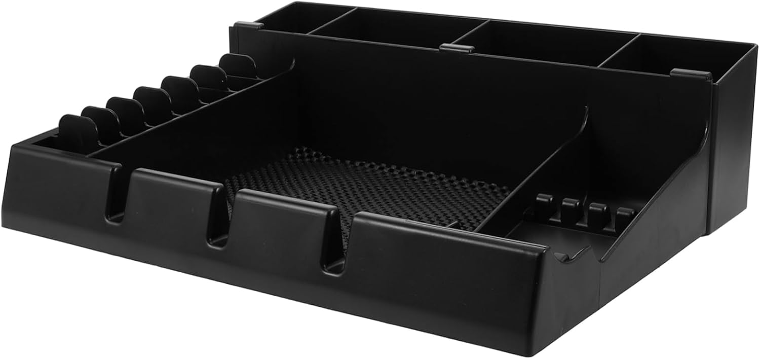 Clipper Guard Holder Organizer Box for Barbers 1 Piece Clipper Tray Storage Non-Slip Base for Salon Station and Hair Stylist Accessories