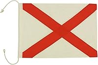 Vista 11 de Hampton Nautical Letra F Bandera de tela náutica del alfabeto, letra S