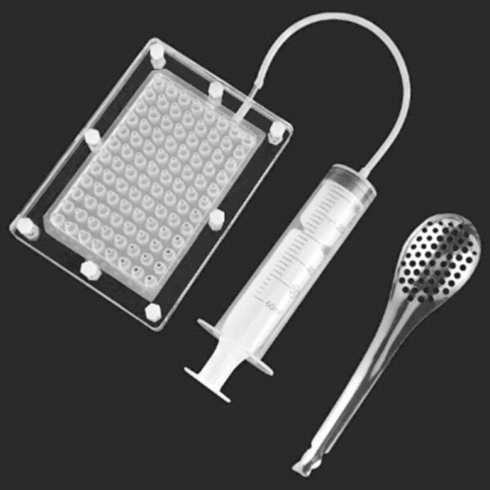 Kaviar-herstellungsbox, Sphärischer Tropfer, Sphärifizierungs-tropfer, Molekulargastronomie-Set, Molekulargastronomie-löffel