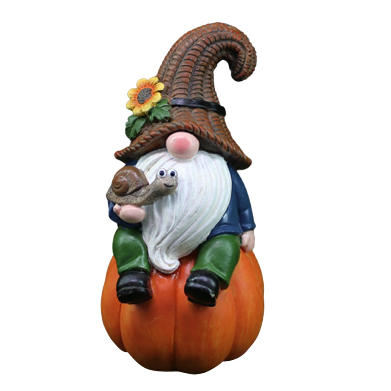 Muiltvoe Gnome Garden Ornament Charming Resin Garden Gnome Statue for Outdoor Decor for Patio Adds Festive Touch to Christmas and Daily Scenes