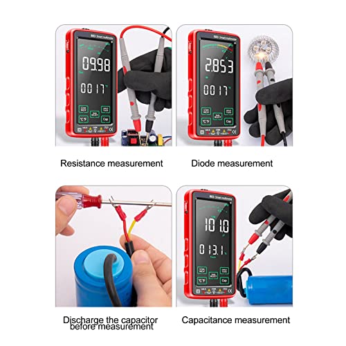 Testeur électrique multifonctionnel rouge haute précision pour électricien - 2