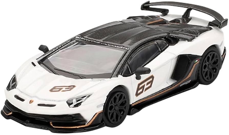 Amazon | MINI GT 1/64 ランボルギーニ アヴェンタドール SVJ 63
