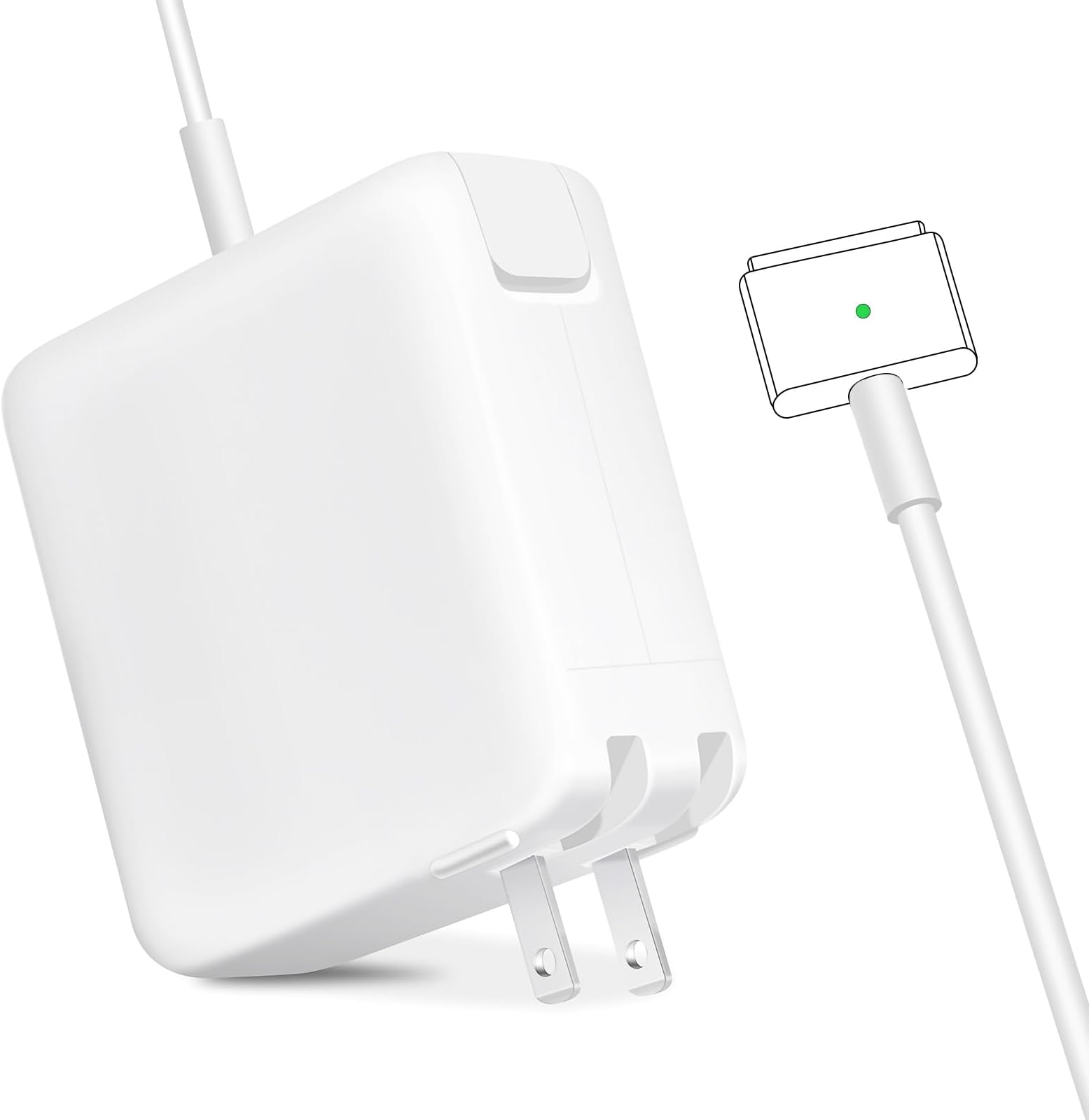 Mac Book Air Charger Replacement for AC 45W Power T-tip Shape Connector Power Adapter for 11 inch and 13 inch (Between 2012-2017)