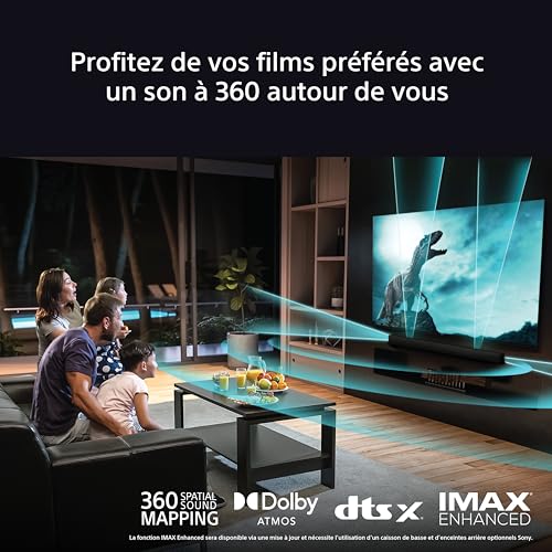Sony BRAVIA Theatre Bar 9 – Barre de Son TV Dolby Atmos® 13 Haut parleurs Wi FI® Bluetooth® 360 Spatial Sound Mapping Modèle 2024 - vue 4