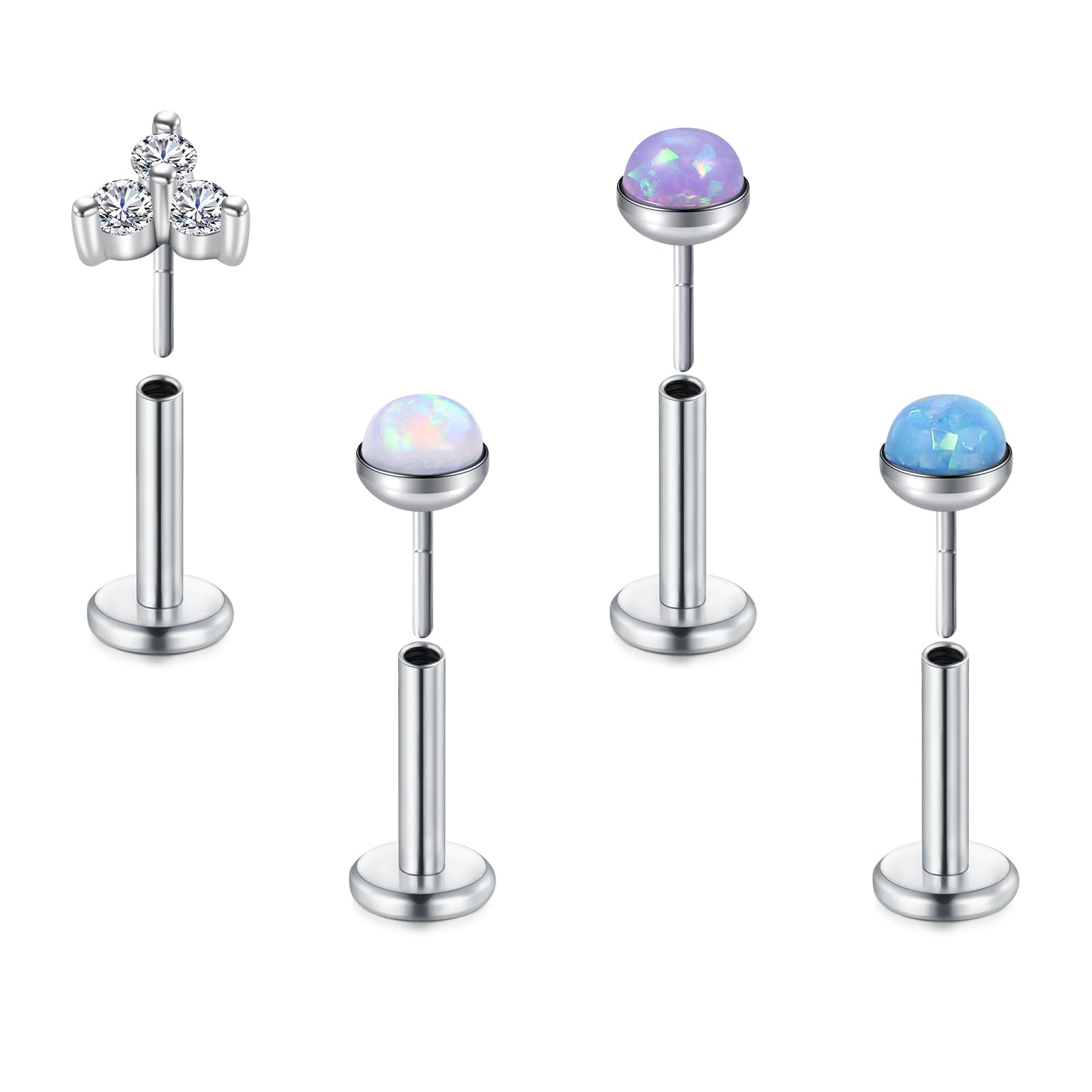 See full amazon price history chart for D.Bella Lip Rings Threadless Tragus Earrings 16g 18g 20g Surgical Steel Helix Conch Cartilage Earrings Piercing Jewelry for Women Men 6mm 8mm 10mm, Metal, stainless-steel D.Bella Lip Rings Threadless Tragus Earrings 16g 18g 20g Surgical Steel Helix Conch Cartilage Earrings Piercing Jewelry for Women Men 6mm 8mm 10mm, Metal, stainless-steel (B0CJJGWDXR) Amazon Price History, Amazon Price Tracker