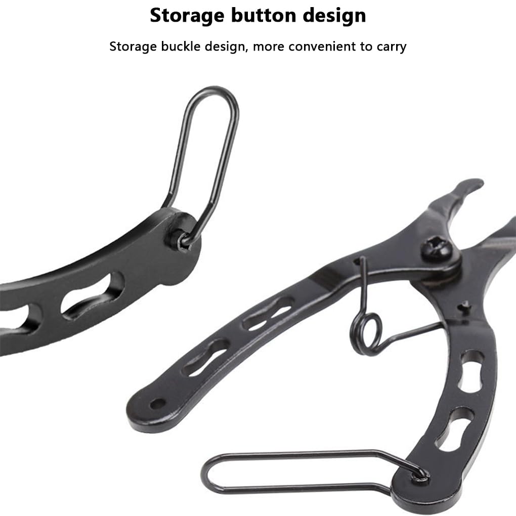 Lot de 2 pinces à chaîne de vélo à libération rapide pour vélo de montagne Outil de réparation manuel Style 1