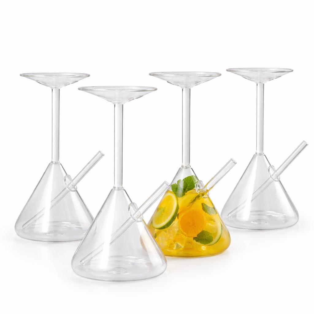 bar@drinkstuff Fairytale Cocktail Glasses (Upside Down, Pack of 4) — image 1