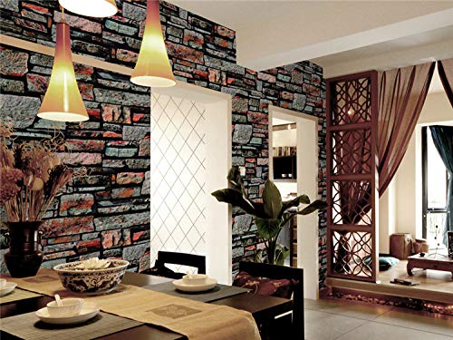 Image of Eurotex 3D Modern Design Wallpaper, use as Wall Covering for Living Room, Living Room, Walls Grey Color Wallpaper (Roll 57 sq ft) 21802