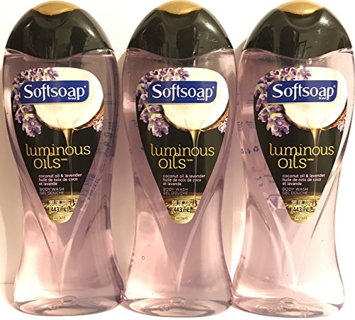 Vantap Body Wash - Luminous Oils - Coconut Oil & Lavender - Net Wt. 15 FL OZ (443 mL) Per Bottle - Pack of 3 Bottles
