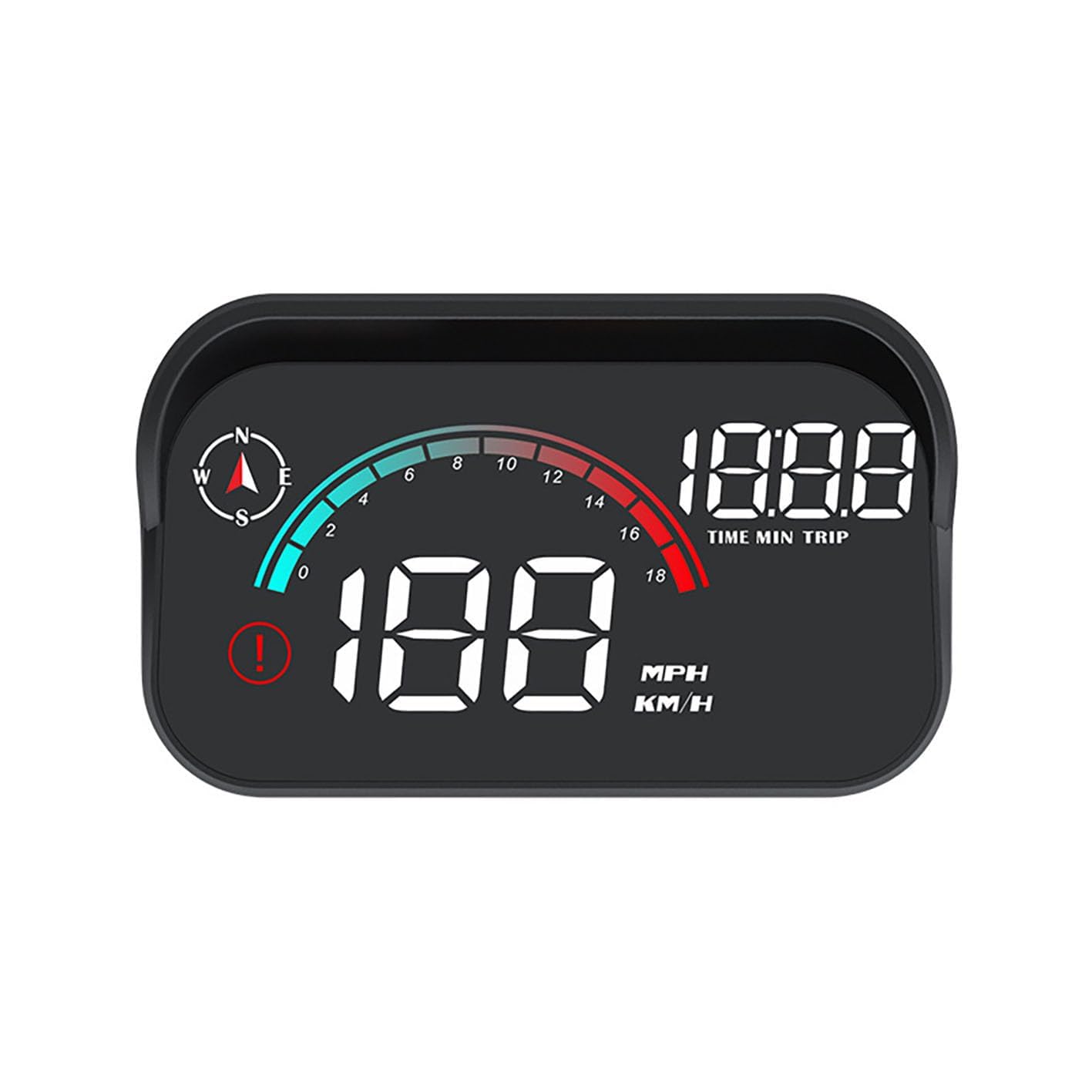 FGHGX Car Head Up Display HUD with Speed for Jeep Patriot (MK74)/Renegade (BU)/Wagoneer (WS)/Grand Wagoneer (WS), GPS Head Up Display for Accurate Speed and Driving Information