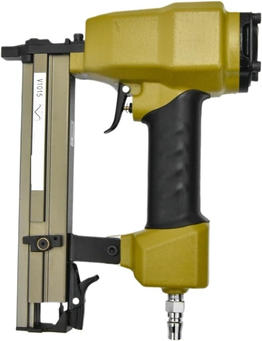 AALLYN Pneumatic Decorative Stapler Pneumatic V Nailer Power Tool Nail Gun Frame Fixed Line Angle Nailer Pneumatic Nail Angle Gun V-Type Nail Gun 6mm 7-10-12-15
