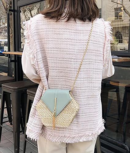 Crossbody Bags For Women Tassel Small Straw Beach Satchel Shoulder Bag Hobo Bags Purses Tote Handbag 2023 #TOP2