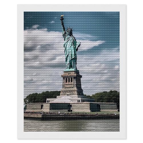 Peinture diamant New York Statue de la Liberté : évadez-vous avec ce loisir créatif 5D