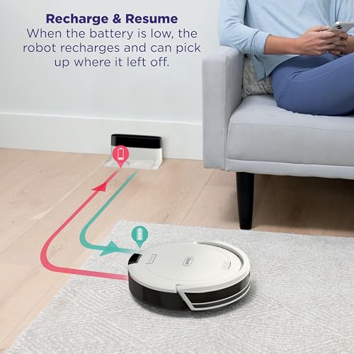Shark Navigator Robot Vacuum, 60-Day Self-Emptying Base, White, AV2120 - image 7