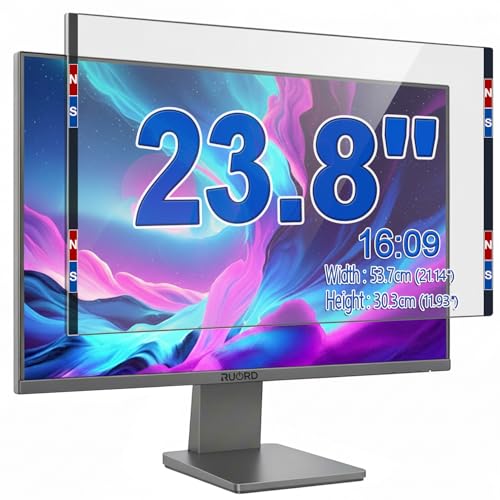 Filtre lumière bleue pour écran 23.8 pc contre la fatigue oculaire