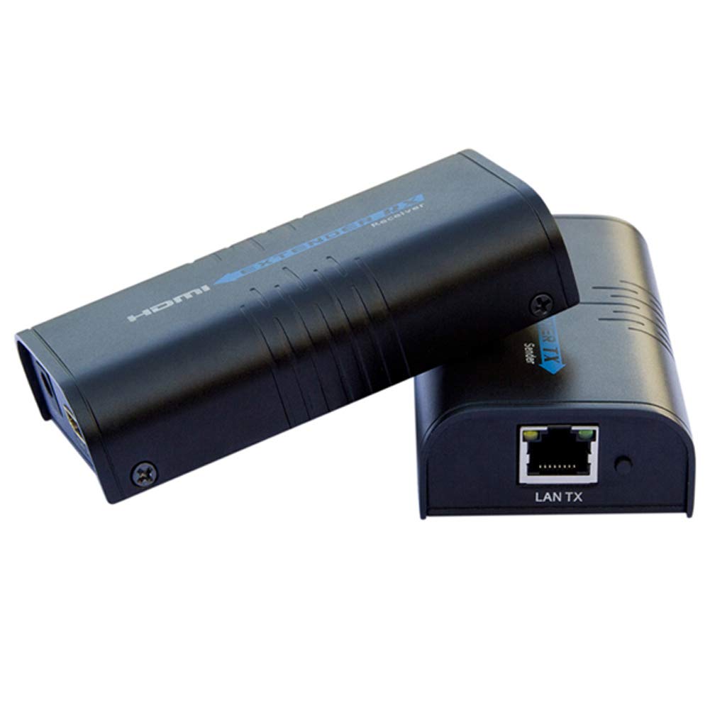 Cavo di rete A10D HDMI Extender via LAN CAT5 CAT6 RJ45 1080P, trasmissione Full HD senza perdita 1080P, trasmissione del segnale tramite cavo patch, audio e video