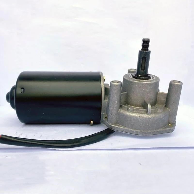80W Turbo Gear Motor, 24V DC High Torque Low Speed ​​High Power CW/CCW Adjustable Gear Motor,Machine Tools(110RPM)