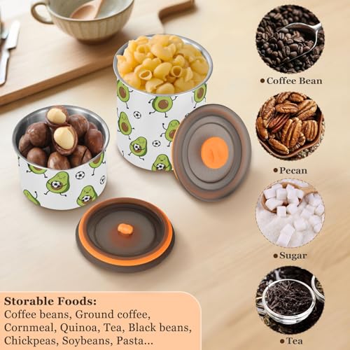 Contenedor de Café Hermético Acero Inoxidable 900 ml miniatura 5
