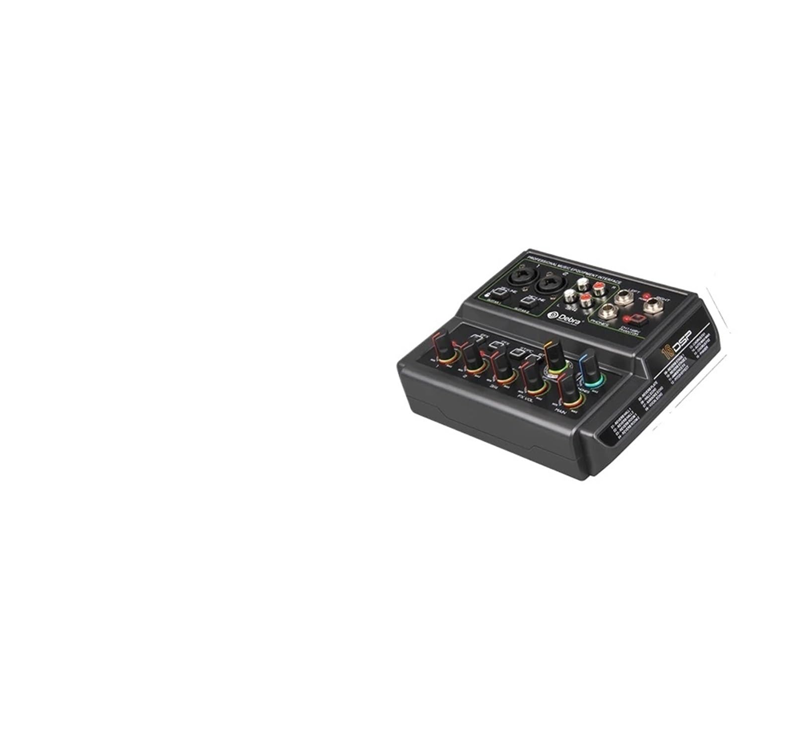 Tarjeta de Sonido de Interfaz de 4 Canales D4-Live con Bluetooth, alimentación Fantasma de +48 V, 16 Tipos de DSP, for transmisión en, grabación.