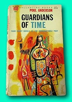Rare GUARDIANS OF TIME by Poul Anderson, Vintage Ballantine Paperback, Signed