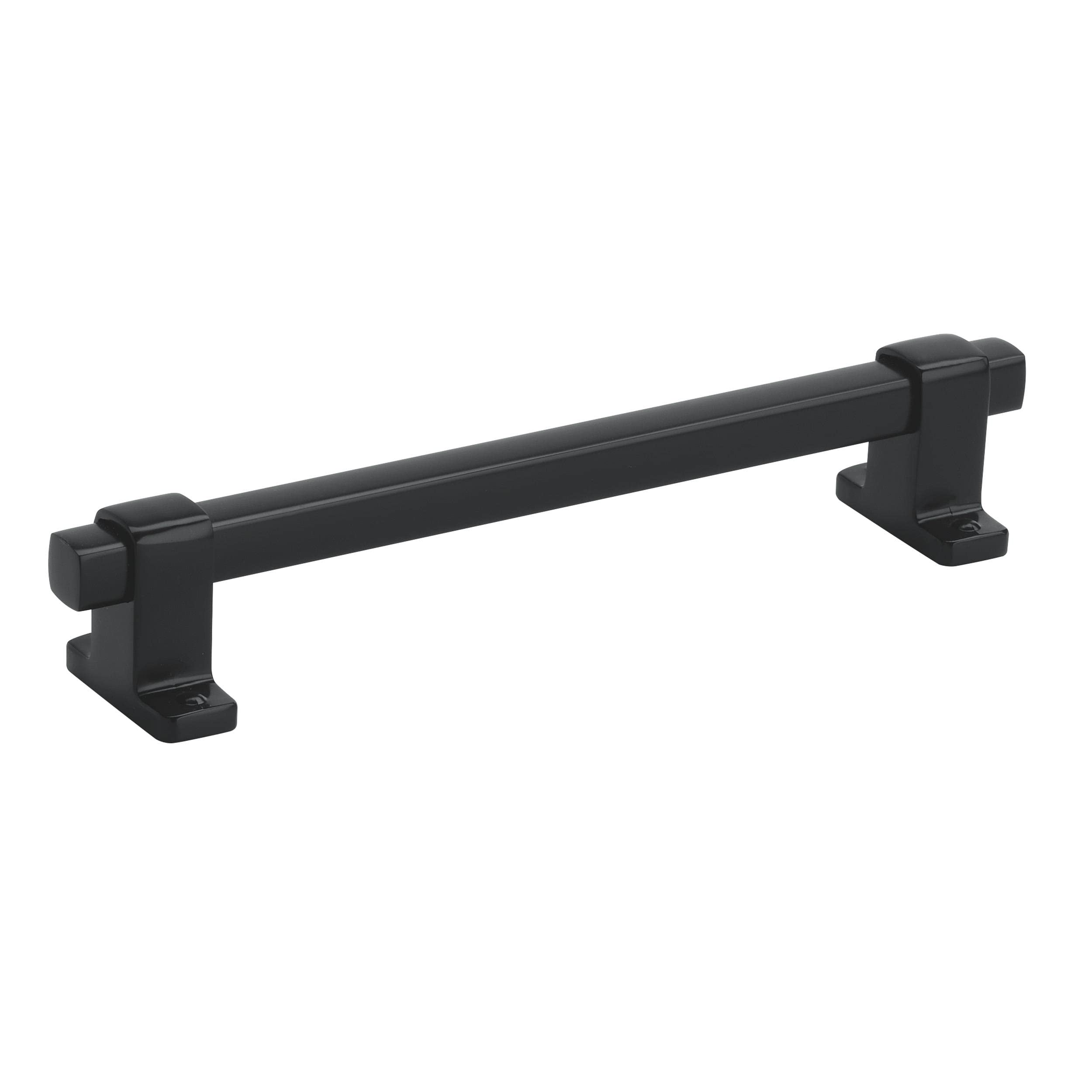 Amerock, Matte Black, 6-5/16 in. Center-to-Center