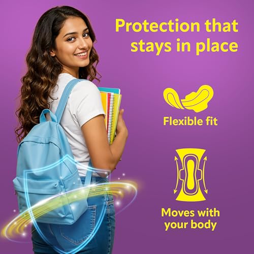 Image of Evereve Ultra-Thin Sanitary Pads for Women, XL+ 320mm, Longest & Widest Day Pad, Soft & Breathable Fabric, Rash-Free Comfort, Instant Absorption, Dry Feel Protection, Lightweight Pads, Pack of 24x2
