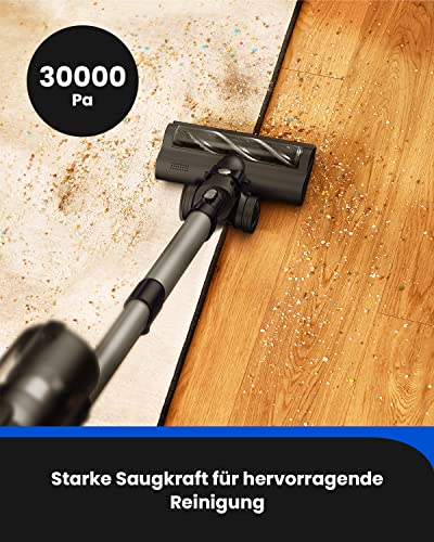 Proscenic DustZero S3 Akku Staubsauger mit Automatische Entleerungsstation, 30KPA Kabelloser Staubsauger, bis zu 60Min Laufzeit, 4 Arbeitsmodi, Staubsauger Kabellos Tierhaare für Hartböden/Allergiker… – Bild 4