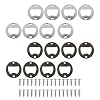16 stuks accessoires voor bieropening metalen flesopener inzet bieropener met 32 schroeven lettergreep brons ronde bieropener accessoires geschikt voor bars familiefeesten restaurants (40mm / 1.6in)