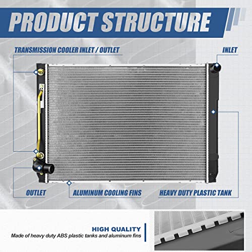Image of Auto Dynasty 2681 Radiator for 2004-2006 Toyota Sienna AT /MT