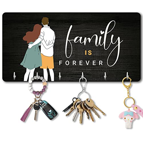 Image of kotart Unique Stylish Modern Wooden Key Holder for Home Decor Living Room Office with Stylish Key Organizer | Designer Wall Decor | Wall Art Decorative Items | Wall Decoration (Hanging 5)