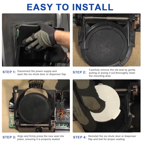 2-Pack Replacement Ice Chute Door Flaps for Easy Access - Image 5