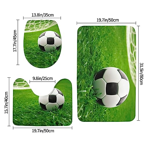Tapis de bain absorbants VACSAX lot de 3 microfibre séchage rapide - 3