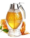 Ceeyoll Dispensador De Miel, Capacidad De 200 Ml A Prueba De Goteo Fácil De...