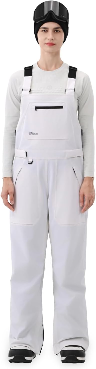 Women Ski Bib Snowboard Pants Snow Overalls Waterproof Windproof Insulate Warm Winter