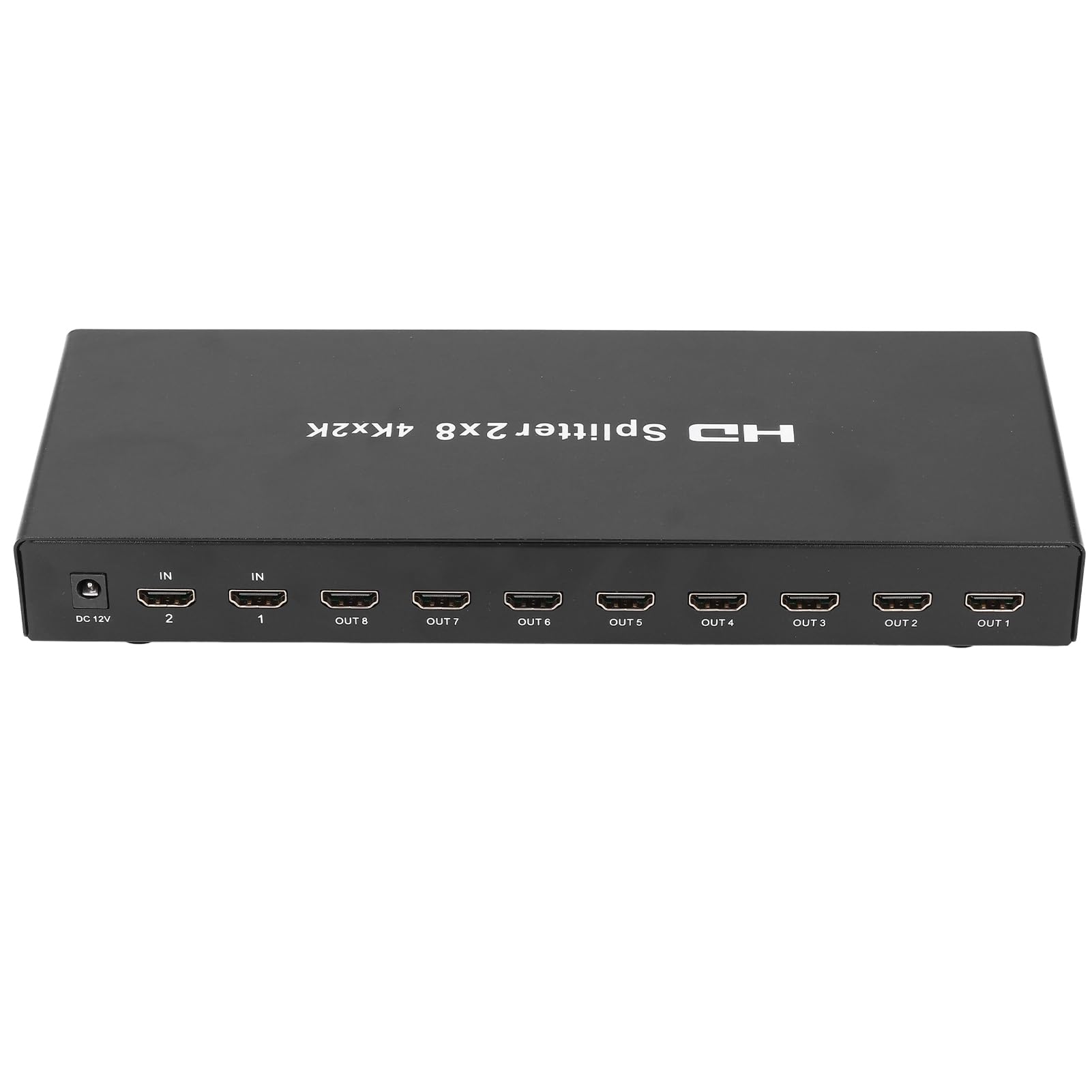 Splitter HDMI 2 Ingressi e 8 Uscite, Interruttore HDMI Diviso, 4K 2 Ingressi 8 Uscite Commutatore HDMI Selettore Commutatore Video con Telecomando, Commutazione Automatica (Spina