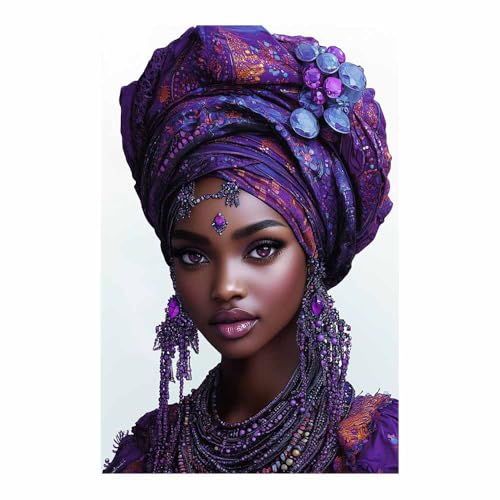 Foulard Gemme Violet Collier Perlé Toile - Rénover Mur Vide Salon Chambre Déco Vintage 70x100