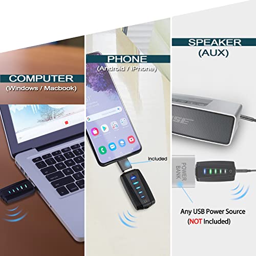 Alvoxcon Wireless Usb Microphone For Iphone & Computer, Rechargeable Handheld & Lapel Mic System For Macbook, Pc Laptop, Zoom Meeting, Classroom Teaching, Teacher Podcast, Vlog #TOP4