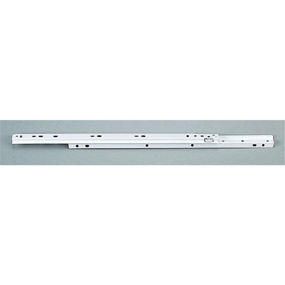 Knape & Vogt 1175P ZC 20 Light Duty Single Track Drawer Slide, 20 in L x 1 in H, 50 lb., Steel