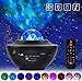 Produktbild Sternprojektor Nachtmusiklicht, LED Sternennachtlichtlampe & Ozeanwellenprojektor, Musik Bluetooth-Lautsprecher Fernbedienung Timer 10 Farben für Kinder Erwachsene Geschenke (Schwarz)